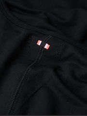 Superdry Black Henley Long Sleeve Midi Dress - Image 6 of 6