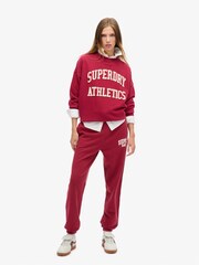Красный в Бордо - Superdry Бойфренды 100% хлопок Спортивные джоггеры - Изображение 1 из 3