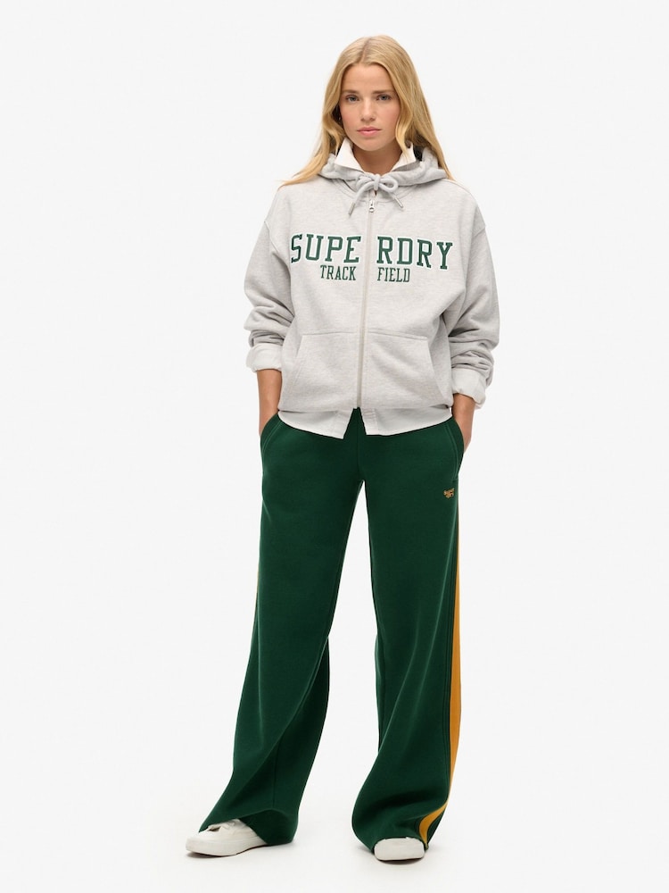 Зеленый - Прямые брюки Superdry Essential Logo - Image 1 of 5