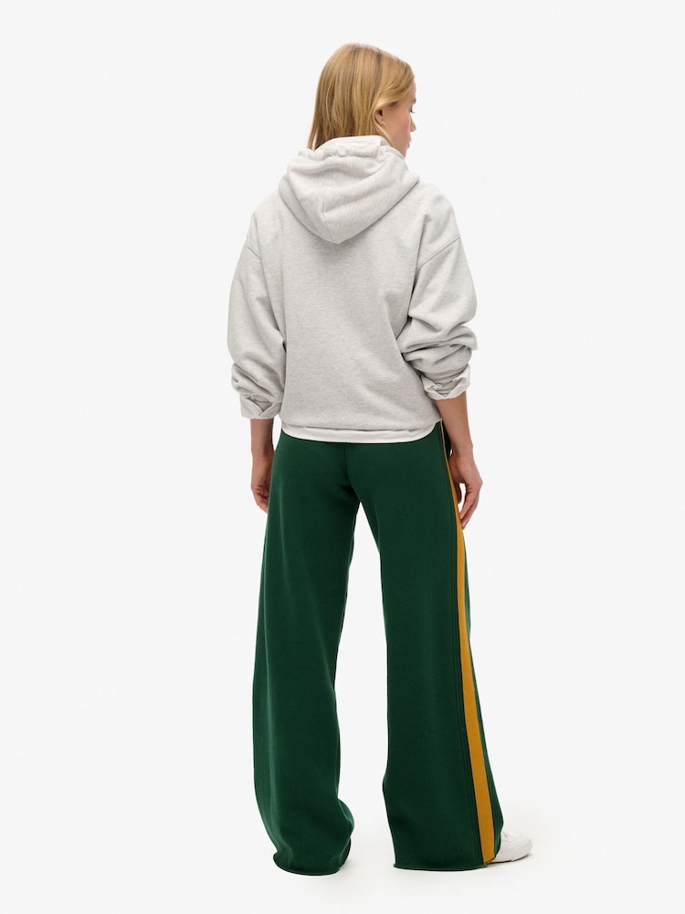 Superdry Enamel Green Essential Logo Straight Trousers - Image 3 of 5