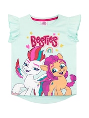 Character Blue My Little Pony 100% Cotton T-Shirt - Image 1 of 2