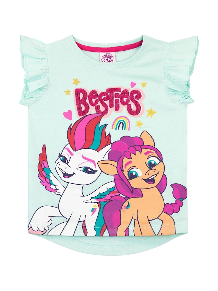 Character Blue My Little Pony 100% Cotton T-Shirt - Image 1 of 2
