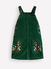 Boden Green Adeline A-Line Dungaree Dress - Image 1 of 3