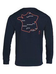 Fanatics Grey Rugby World Cup 2023 Map Long Sleeve Top - Image 3 of 3