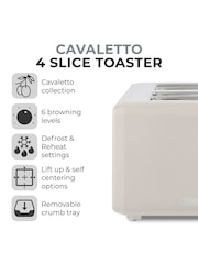 Tower Cream Cavaletto 4 Slice Toaster - Image 13 of 13