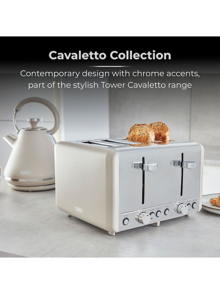 Buy Tower Cream Cavaletto Slice Toaster from the Next UK online shop