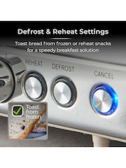 Tower Cream Cavaletto 4 Slice Toaster - Image 9 of 13