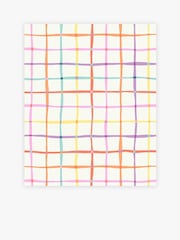 White Rainbow Check Multi 10M Wallpaper - Image 3 of 5