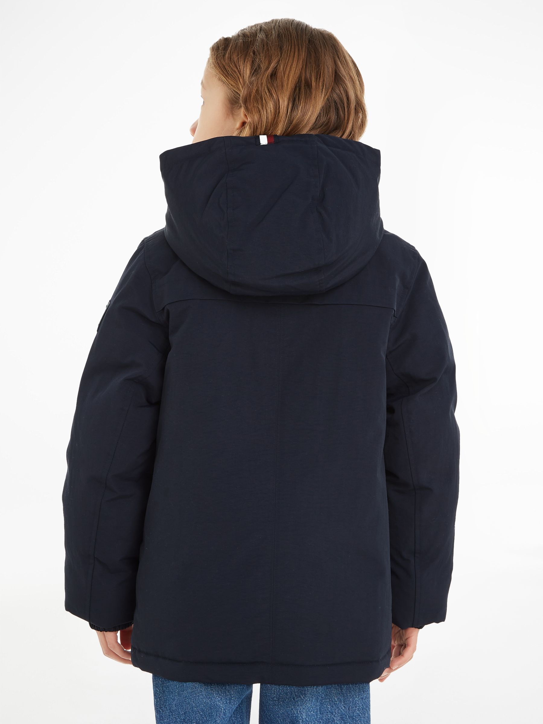 Tommy Hilfiger Blue Kids Essential Parka Jacket