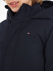 Tommy Hilfiger Blue Kids Essential Parka Jacket - Image 3 of 6