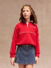 Levi's® Blue Pleated Skort with Belt - Image 1 of 5