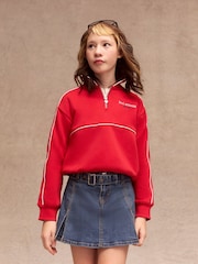 Levi's® Blue Pleated Skort with Belt - Image 4 of 5