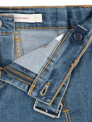 Levi's® Blue Pleated Skort with Belt - Image 5 of 5