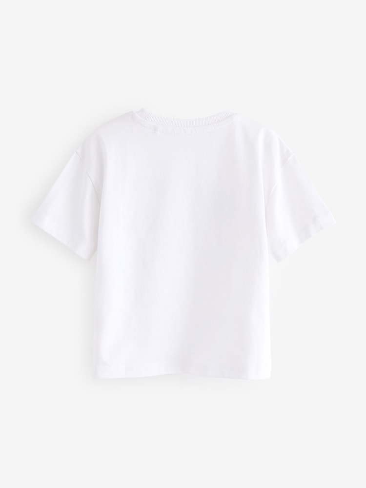 Black/White Short Sleeve Character T-Shirts 3 Pack (3mths-7yrs) - Image 3 of 3
