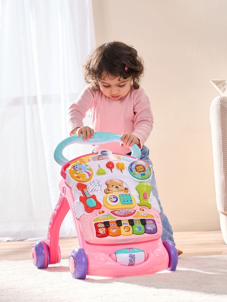 V-Tech First Steps® Baby Walker Pink - Image 1 of 5 V-Tech First Steps® Baby Walker Pink - Image 1 of 5