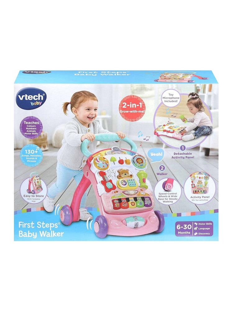 V-Tech First Steps® Baby Walker Pink - Image 5 of 5 V-Tech First Steps® Baby Walker Pink - Image 5 of 5
