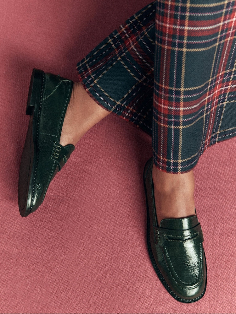 Boden Green Nya Penny Loafers A1805 - Image 1 of 5 Boden Green Nya Penny Loafers A1805 - Image 1 of 5
