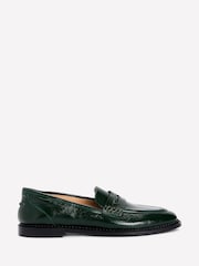 Boden Green Nya Penny Loafers A1805 - Image 2 of 5