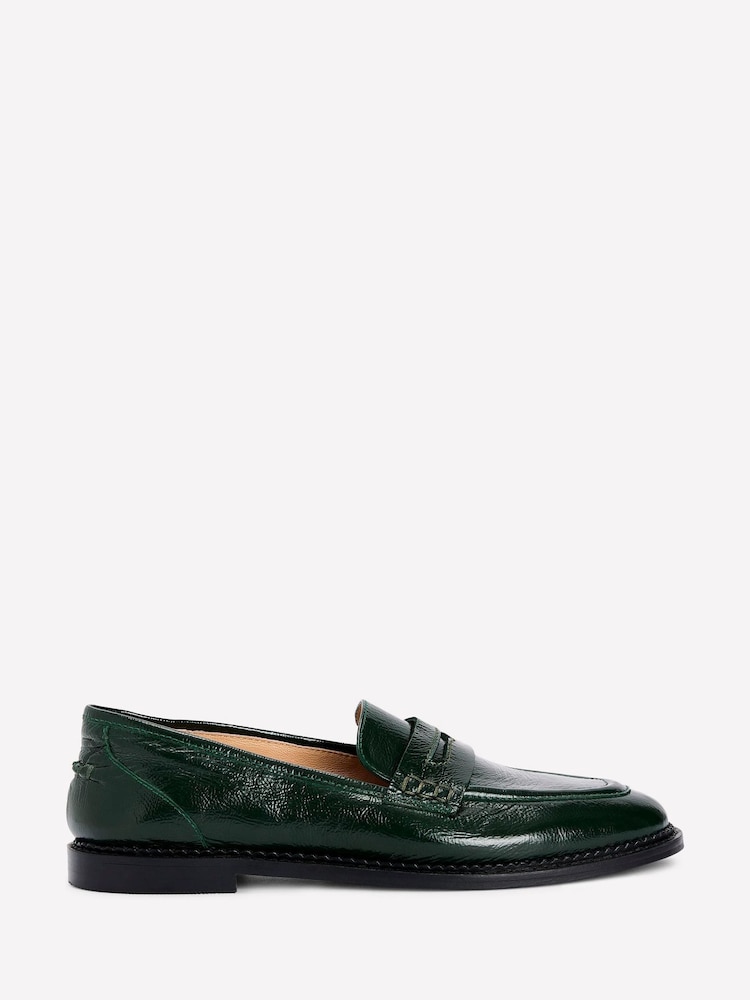 Boden Green Nya Penny Loafers A1805 - Image 2 of 5 Boden Green Nya Penny Loafers A1805 - Image 2 of 5