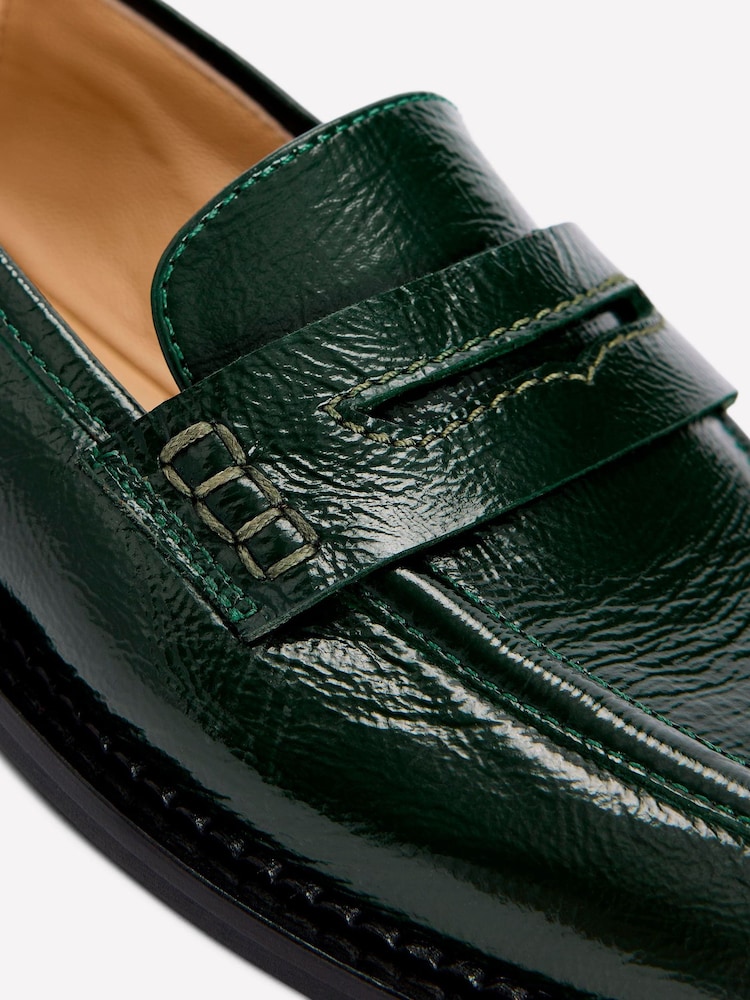 Boden Green Nya Penny Loafers A1805 - Image 5 of 5 Boden Green Nya Penny Loafers A1805 - Image 5 of 5