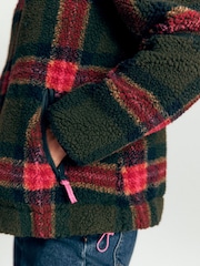 Boden Green/Red Alnwick Borg Jacket - Image 2 of 6
