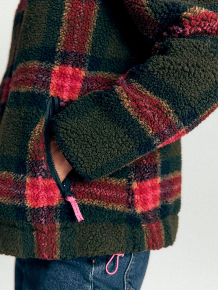Boden Green/Red Alnwick Borg Jacket - Image 2 of 6 Boden Green/Red Alnwick Borg Jacket - Image 2 of 6