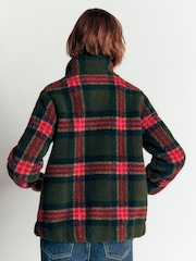 Boden Green/Red Alnwick Borg Jacket - Image 3 of 6
