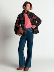 Boden Green/Red Alnwick Borg Jacket - Image 4 of 6