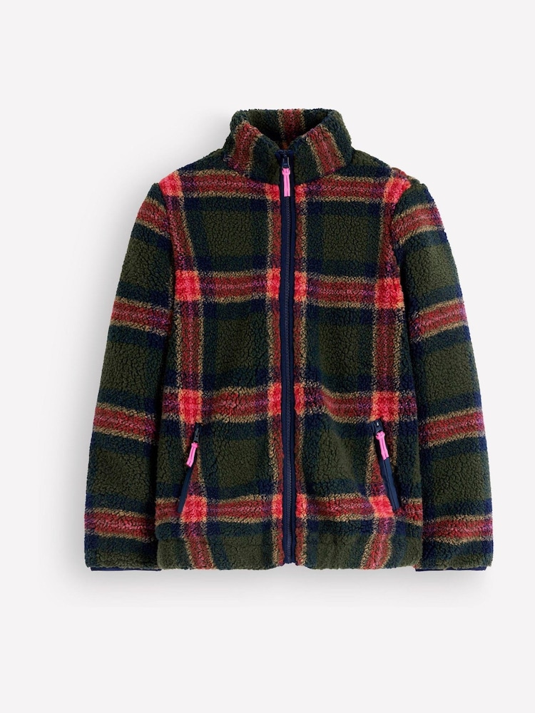 Boden Green/Red Alnwick Borg Jacket - Image 6 of 6 Boden Green/Red Alnwick Borg Jacket - Image 6 of 6