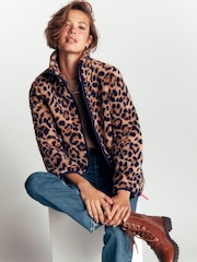 Boden Brown Alnwick Borg Jacket - Image 1 of 5