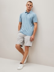 Blue Mix Regular Fit Short Sleeve Jersey Polo Shirts 3 Pack - Image 2 of 12