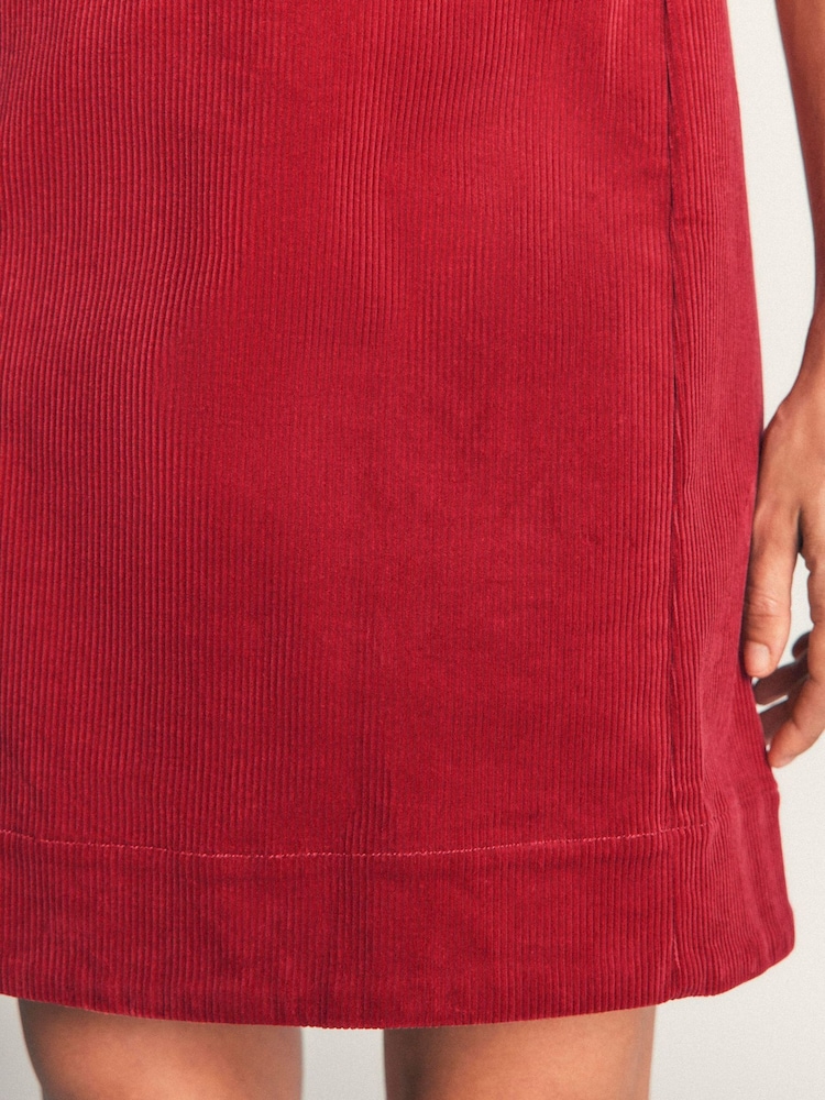 Boden Red Lou Cord Shift Dress - Image 2 of 6 Boden Red Lou Cord Shift Dress - Image 2 of 6