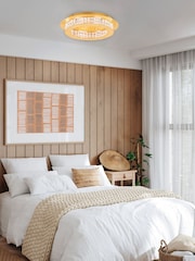 Eglo Gold Principe LED Crystal 50cm Ceiling Light - Image 1 of 6
