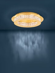 Eglo Gold Principe LED Crystal 50cm Ceiling Light - Image 2 of 6