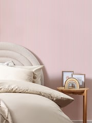 Pink Calm Stripe A4 Wallpaper Sample - Image 1 of 5