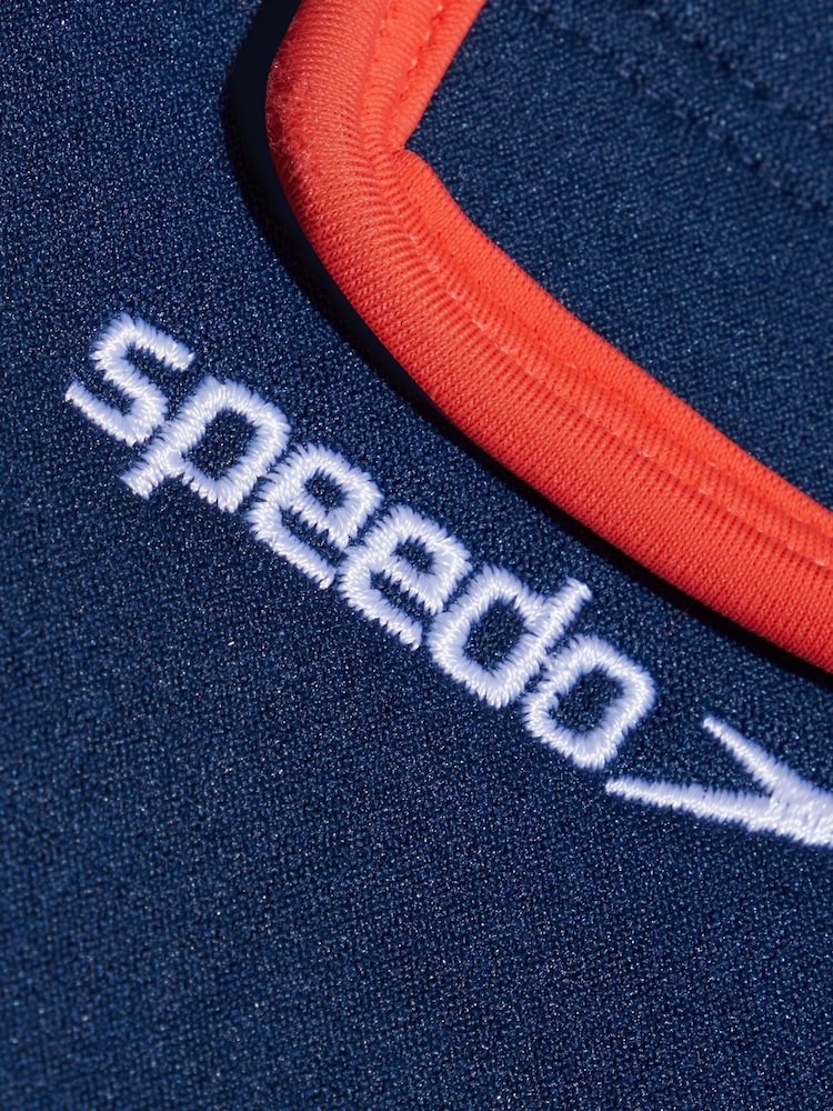 Speedo Blue Unisex Baby Learn To Swim Essential Wrap Swimsuit - Image 2 of 3