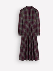 Boden Purple Cassie Checked Tea Dress - Image 5 of 5