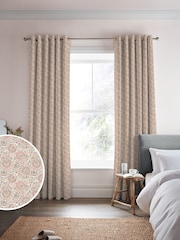 Laura Ashley Coral Pink Painswick Paisley Made to Measure Curtains - Image 2 of 9