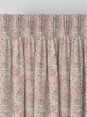 Laura Ashley Coral Pink Painswick Paisley Made to Measure Curtains - Image 5 of 9