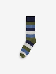 À rayures - Chaussettes confortables à semelle rembourrée - Image 2 of 12