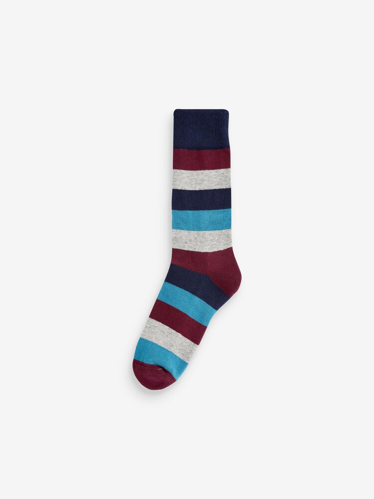 À rayures - Chaussettes confortables à semelle rembourrée - Image 9 of 12