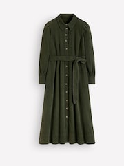 Boden Green Maeve Cord Midi Shirt Dress - Image 5 of 5