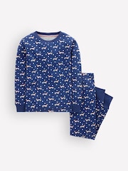 Boden Blue Snug Glow-In-The-Dark Pyjamas - Image 1 of 3
