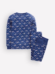Boden Blue Snug Glow-In-The-Dark Pyjamas - Image 2 of 3