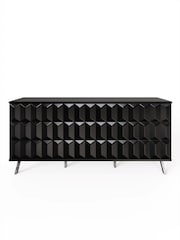 Frank Olsen Black Elevate Smart LED Sideboard - Image 4 of 6