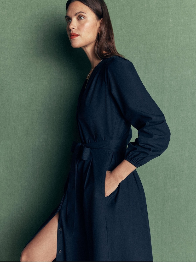 Boden Blue Bronte Cord Short Dress - Image 1 of 5 Boden Blue Bronte Cord Short Dress - Image 1 of 5