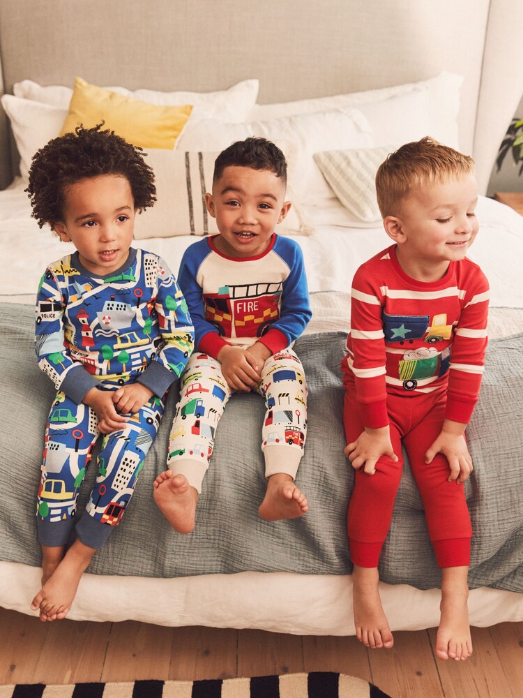 Transport rouge/blanc - Pyjama Snuggle 3 Pack (9mths-8yrs) - Image 1 de 5