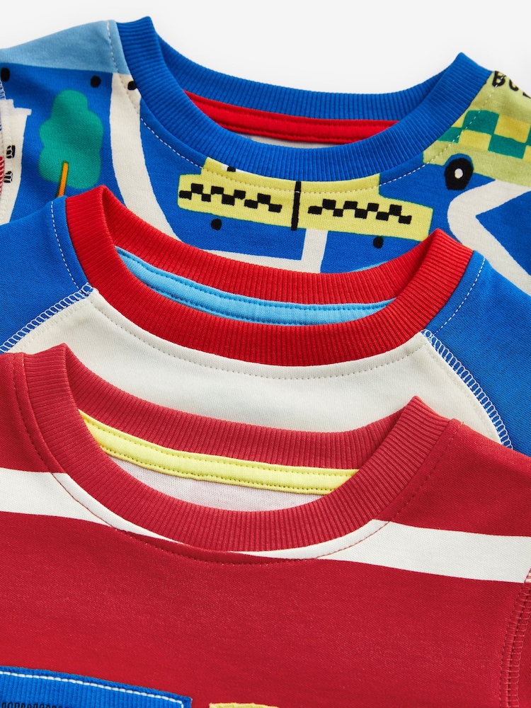 Rot/Weiß mit Fahrzeugen - Kuschelpyjamas im 3er-Pack (9 M.–8 J.) - Bild 5 von 5 Rot/Weiß mit Fahrzeugen - Kuschelpyjamas im 3er-Pack (9 M.–8 J.) - Bild 5 von 5