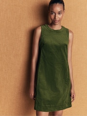 Boden Green Lou Cord Shift Dress - Image 4 of 6