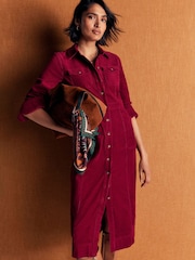 Boden Fleur Cord Midi Dress - Bild 1 von 5